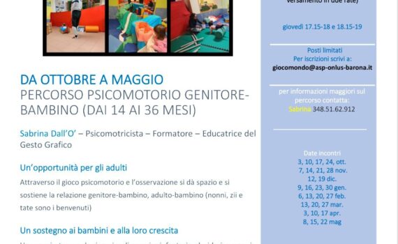 Percorso psicomotorio genitore bambino