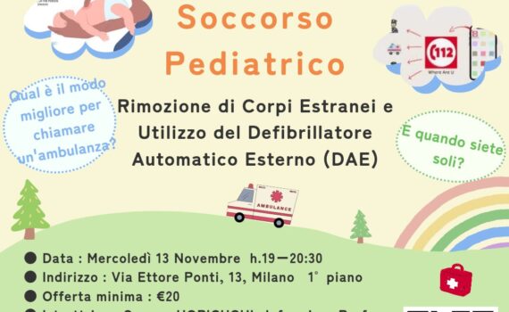 Incontro di primo soccorso pediatrico