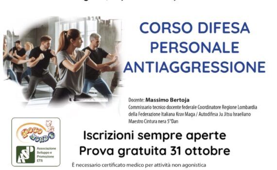 Corso difesa personale e antiaggressione