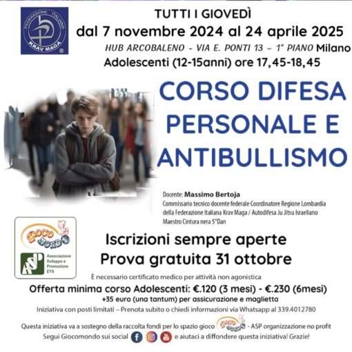 Corso difesa personale e antibullismo