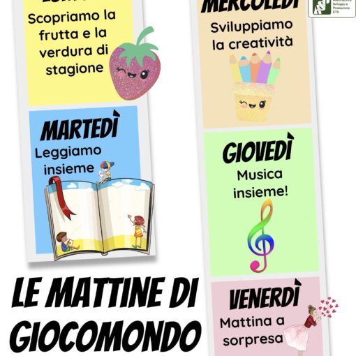 Attività del mattino a Giocomondo